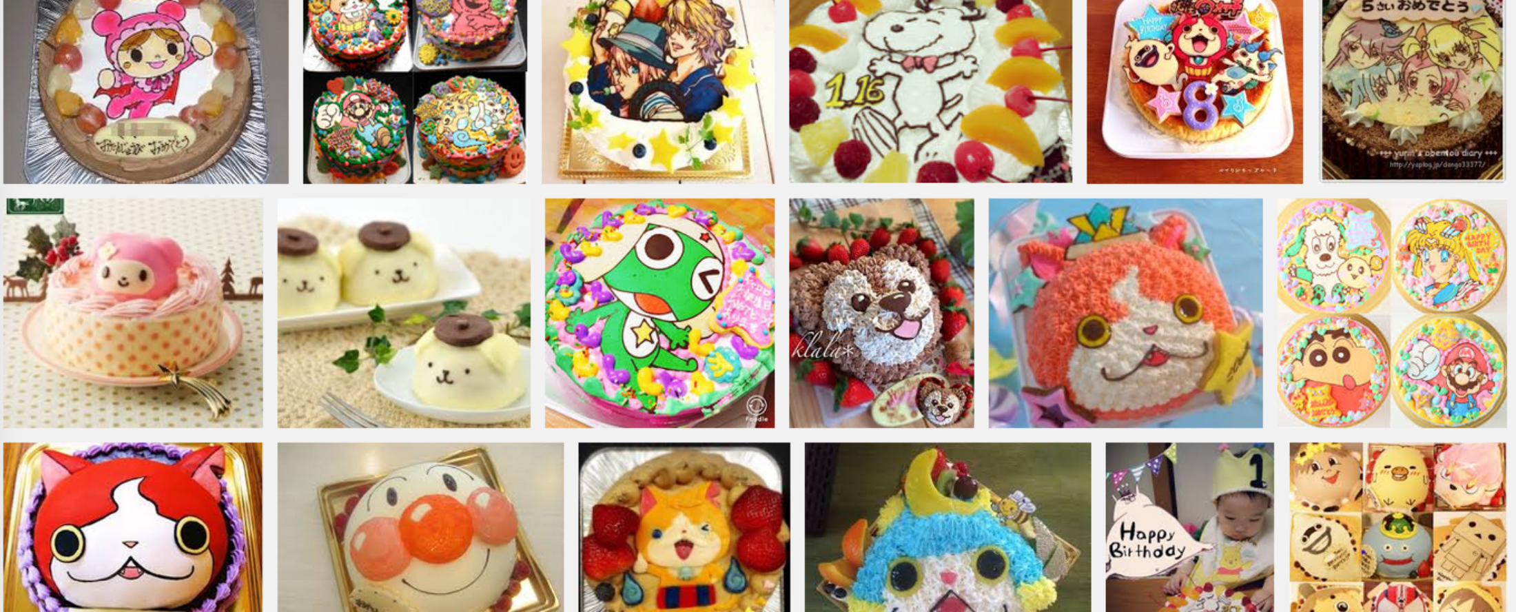 キャラクターケーキが注文できる栃木県のケーキ店 キャラケーキ通販ランキング
